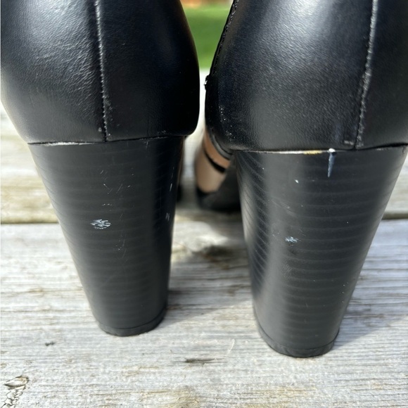Tri- colour block high ankle booties - Picture 15 of 15
